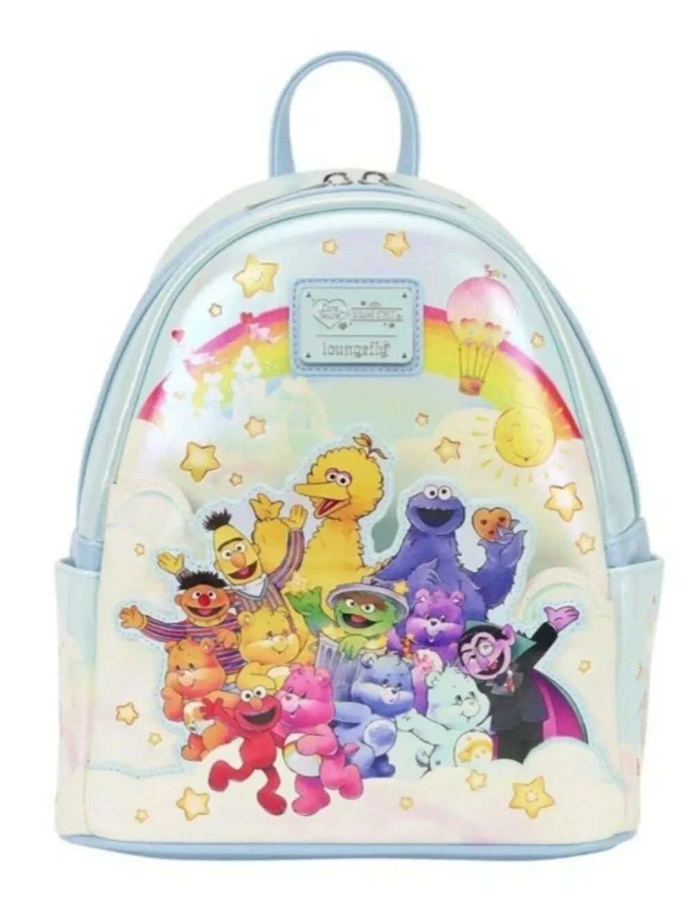Care Bears x Sesame Street Mini Backpack Count Dracula Big Bird Bert Ernie NWT